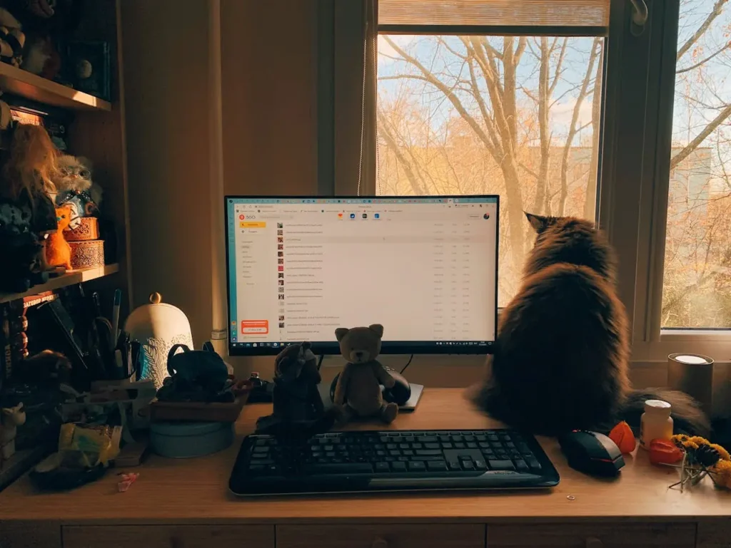 Gatos no Home Office: 3 Dicas para Conviver em Harmonia 3 gato janela 1